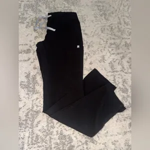 FIGS Livingston Basic Scrub Pants Black Mid Rise Women's XXS 26x28 Comfort thumbnail 8