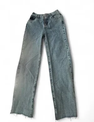 Princess Polly High-Waisted Jeans Straight-Leg thumbnail 1