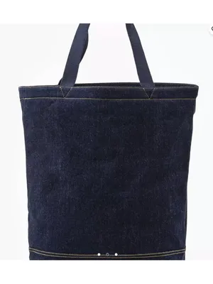 New Levi's Back Pocket Totebag Navy Blue thumbnail 2