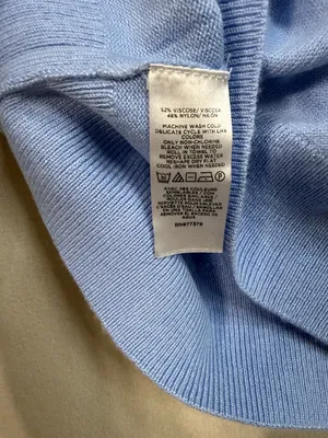 Ann Taylor Sky Blue Button-Front Crewneck Cardigan thumbnail 4