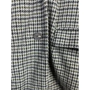 Madewell Houndstooth Plaid Soft Knit Stretch Oversized Blazer Jacket Womens S thumbnail 5