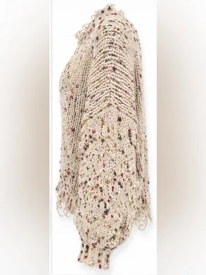 POL Distressed Confetti Knit Sweater – Size Medium thumbnail 2