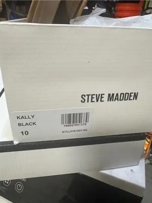 Steve Madden Kally Sandal Black Women’s Size 10 New Ring Toe Sandal thumbnail 2