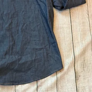 Vintage Triple LLL Brand Denim Western Embroidered Pearl Snap Long Sleeve Sz XL thumbnail 10