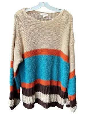 UMGEE USA size XL balloon sleeve tunic relaxed fit sweater thumbnail 1
