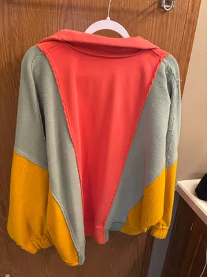 Multi Colored Oversized Sweatshirt Multiple Size M thumbnail 3