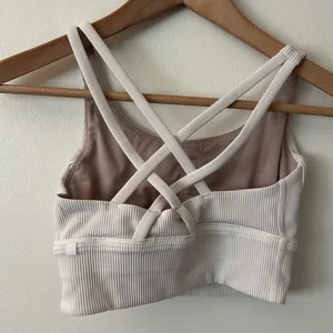 Lululemon 4 Energy Bra *Long Line Texture in White thumbnail 7