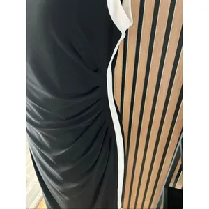 Ralph Lauren Black and white short dress sleeveless with the white trim size 10 thumbnail 2