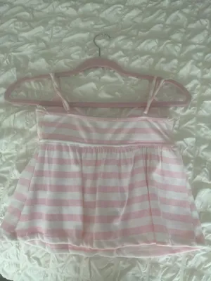 Pink Striped Top thumbnail 2