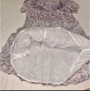 Loveshackfancy Shanely Printed Floral Mini Ruffle Dress size Medium thumbnail 9