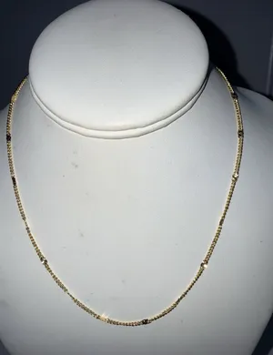 EVRY Jewels Dainty Necklace‎ Gold Tone Adjustable Stackable thumbnail 1