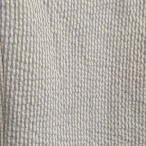 Lauren James Blue/white Seersucker Mini Dress L thumbnail 3