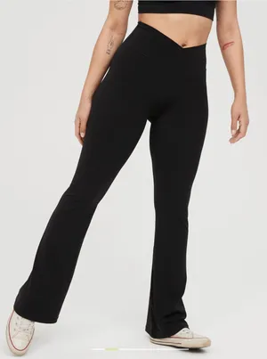 Aerie OFFLINE High-Waisted Flare Leggings thumbnail 1
