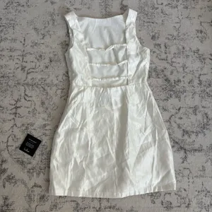 Lulus Sophisticated Selection White Sleeveless Backless Mini Dress Size Small thumbnail 5