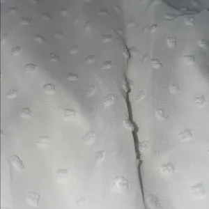 CeCe White Polka Dot Ruffle Blouse thumbnail 3