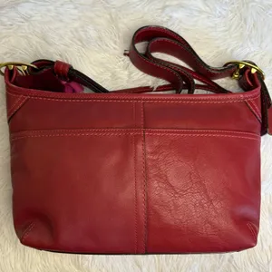 y2k COACH Legacy Red Crossbody Shoulder Bag thumbnail 3