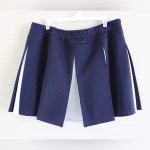 Navy Pleated Cheer Skirt Size 2X Blue thumbnail 4