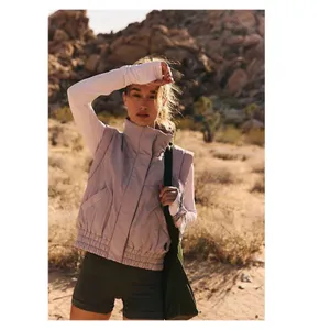 NEW Free People FP Movement Scrunch Time Puffer Vest Size XS thumbnail 14