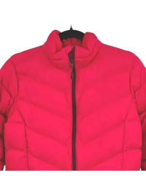 Mountain Hardwear Pink Puffer Jacket Duck Down Full Zip Winter Coat Medium thumbnail 2