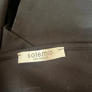 Solemio Elegant Black Backless Dress thumbnail 5
