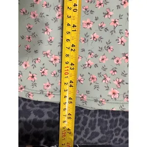 ASOS Mint Green Floral Midi Dress US 12 Tie Strap Scuba Cottagecore NWT thumbnail 10