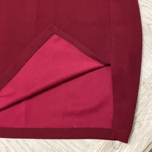 SheIn Burgundy mini skirt thumbnail 3