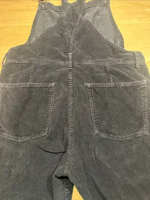 Free People Ziggy Corduroy Overalls Sz S thumbnail 9