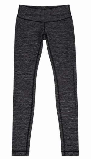 lululemon wonder under leggings low rise black white 6 Full Length thumbnail 1