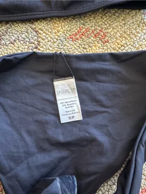 NWOT L*Space high neck bikini set black small thumbnail 3