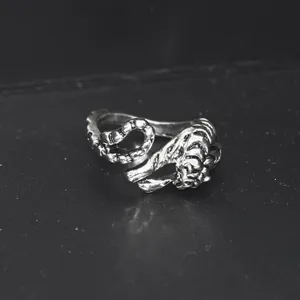Silver Wrapped Tiger Ring thumbnail 3