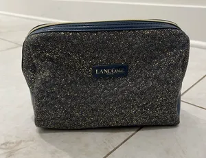 Lancôme Blue Glitter Cosmetic Bag thumbnail 1