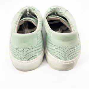 Woman By Common Projects Achilles Low Perforated Mint Green Nubuck Sneakers 7.5 thumbnail 5