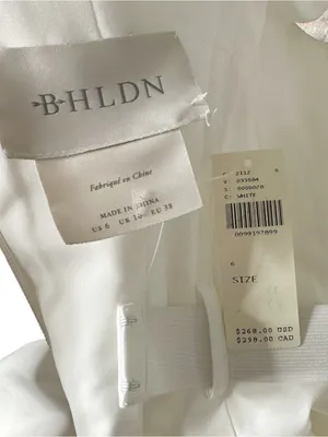 BHLDN Sleeveless Lace Corset Ruched A-Line Midi Dress, White, 6 (US) thumbnail 8