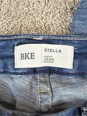 BKE Women’s Stella Slim Fit Low Rise Bootcut Jeans Stetch in Deming 28X33.5 thumbnail 7