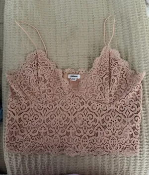Garage Lace Crop Tank  thumbnail 1