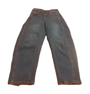 American Eagle Unbranded Barrel Jeans Womens Size L thumbnail 1