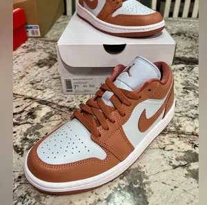 Women’s Air Jordan 1 Low Pink Salmon White Sneakers New Casual (DC0774 080) 7.5 thumbnail 1