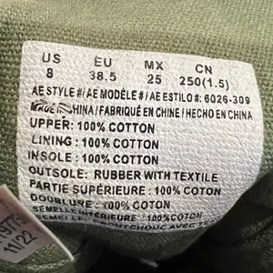 The Smiley® company High-Top green Sneaker size 8 American Eagle. thumbnail 9