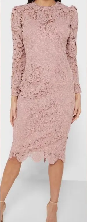 Little Mistress At First Blush Midi Dress - NWT - Size 8 thumbnail 1