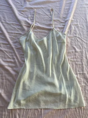 Vintage Cream Slip Dress thumbnail 3