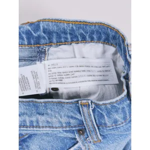Abercrombie & Fitch Dad Short High Rise Size 25(0) Blue Raw Hem Distressed Denim thumbnail 9