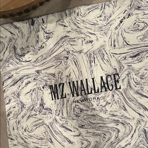 MZ Wallace New York Blue/White Purse Dust Bag Drawstring LARGE 20" X 22" NEW‎ thumbnail 3