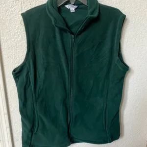 FINAL MARKDOWN Great northwest Indigo zip front fleece vest xl thumbnail 1