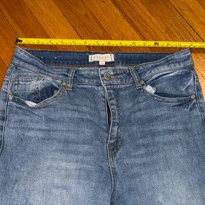 Harper High Rise Distressed Blue Jeans thumbnail 3