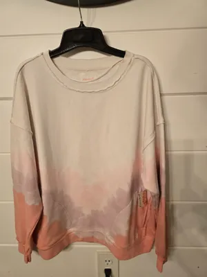 FP Movement by Free People Brand New With Tags Pink Tie-Dye Sweatshirt Small thumbnail 4