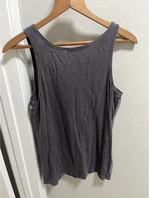 Y2K Michael Stars Gray Sequin Tank Top One Size thumbnail 3