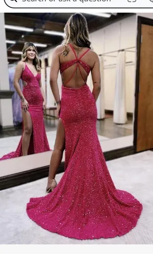 prom dress Purple Size 2 thumbnail 2