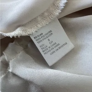 White Satin Sleep Shorts Shorts thumbnail 3