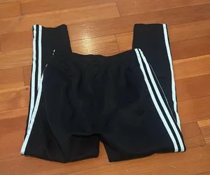 Iconic adidas pants with 3 stripes on side XS thumbnail 2