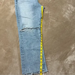 AG Adriano Goldschmied The Nolan Ankle Raw Hem Jeans Size 32 thumbnail 8